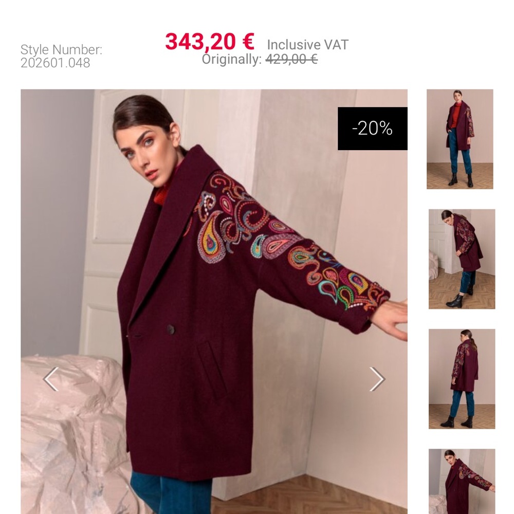IVKO Woman Coat Size 44/46, oversize fit, XL - Picture 12 of 15